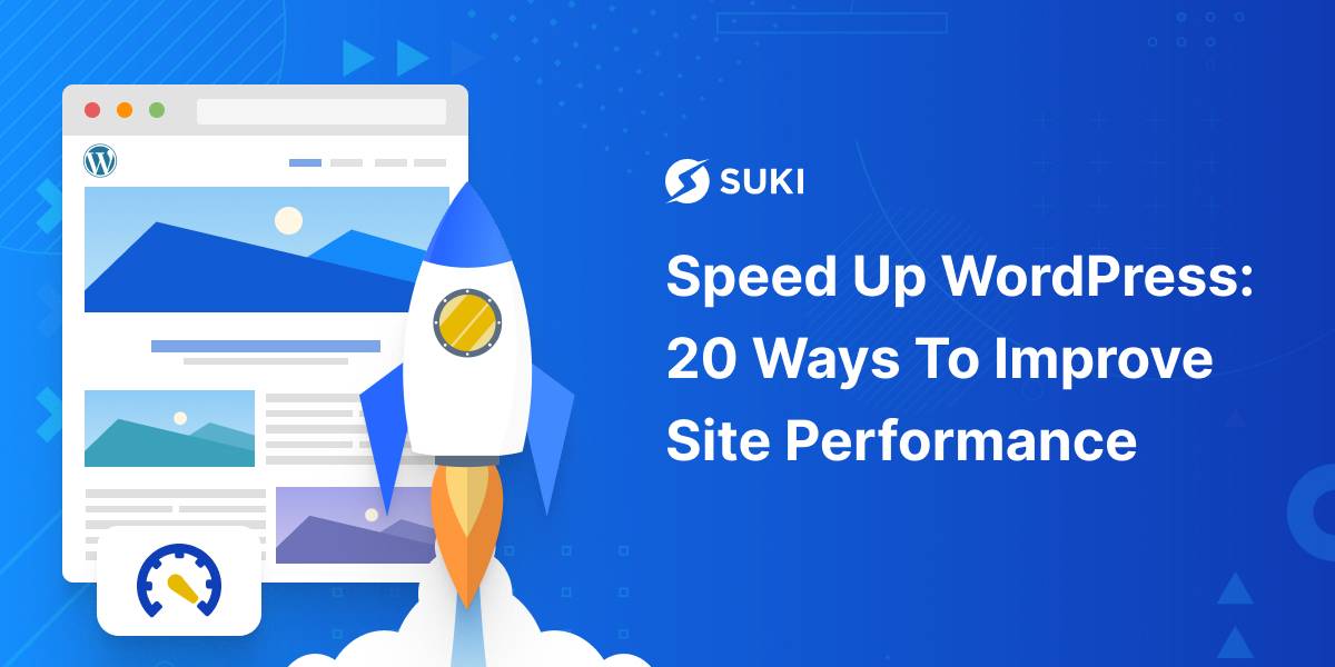 how to speed up wordpress site