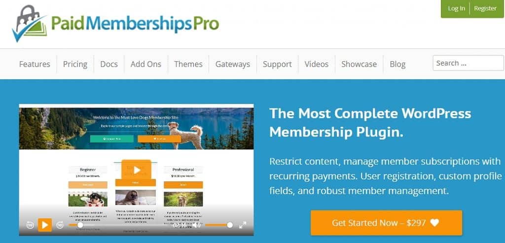 paid memberships pro plugin