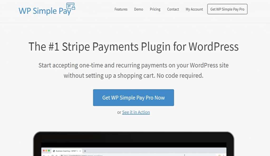 stripe payments plugin wp simple pay