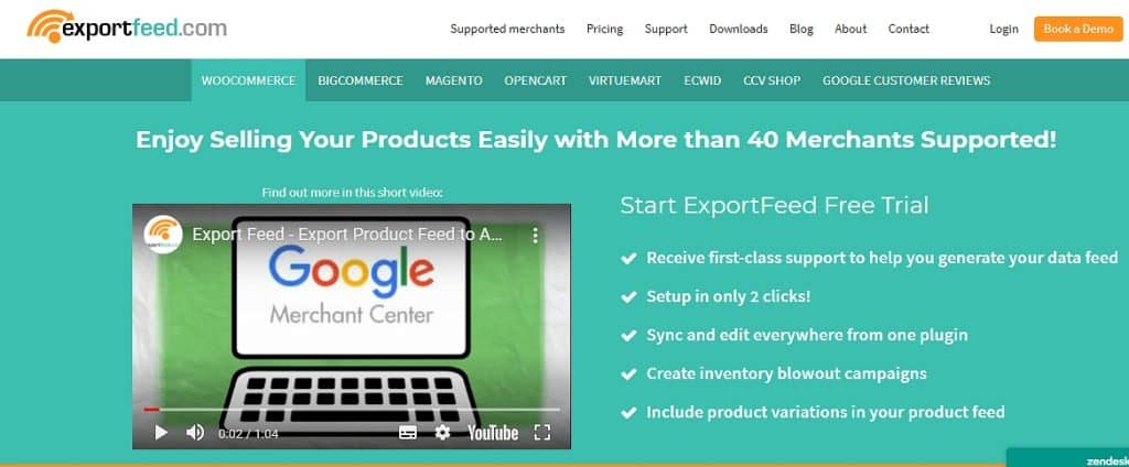 Try ExportFeed as one of the best woocommerce google shopping plugins