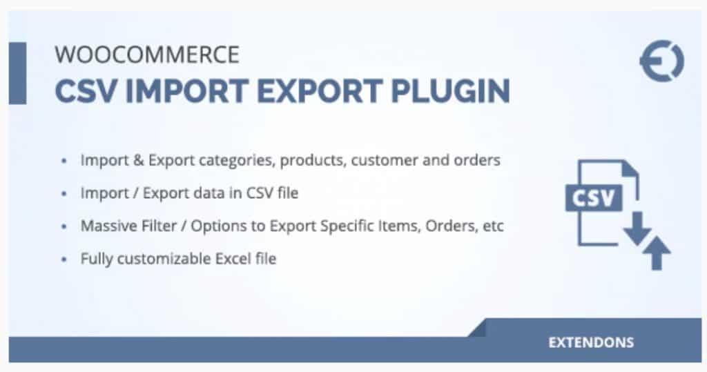 best woocommerce product import plugins: CSV import export plugin